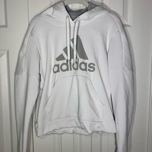 Adidas white climawarm hoodie